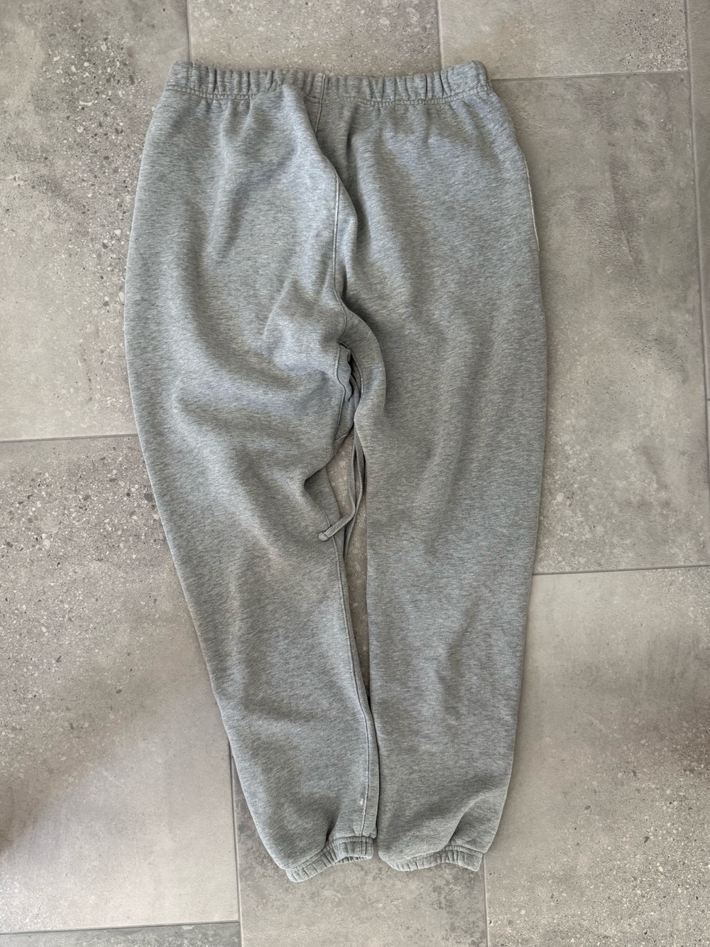 Fear of God ESSENTIALS Light Gray Men’s Sweatpants - Drawstring Joggers - Picture 2 of 5